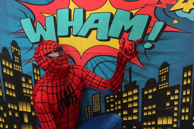 Scott Carter filled Spiderman's shoes for a day.