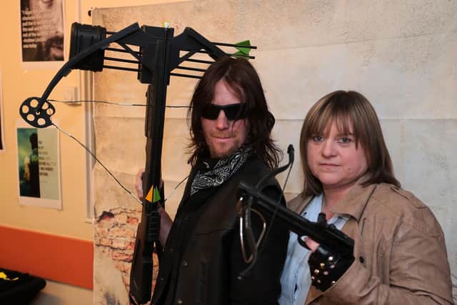 Daryl Dixon and Alison Blount came ready for battle.