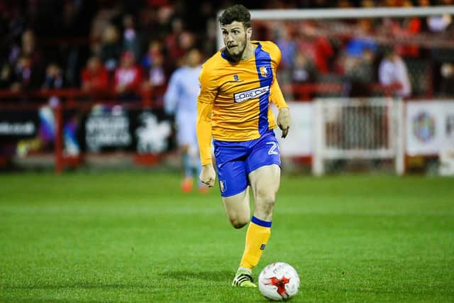 The promising young Scottish defender, who played eight games for Stags two seasons back, joined Oldham on loan in January and had to wait until March for a debut from when he impressed in nine games.