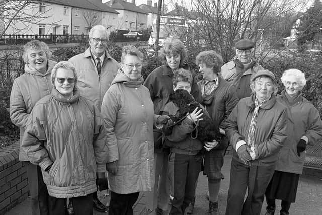 1990: A fabulous group shot featuring Blidworth WI on one of their walks. Do you recognise anyone?