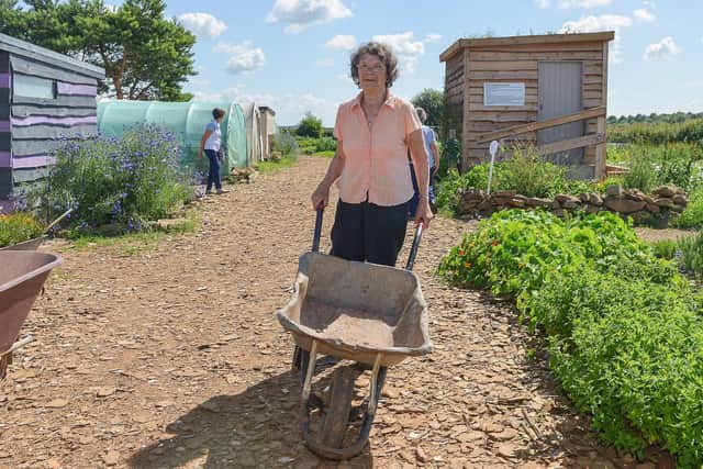 Rhubarb Farm open day for Nottinghamshire National Gardens Scheme, pictured is Lorna Brown.