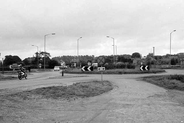 1969 Ollerton A614 roundabout.