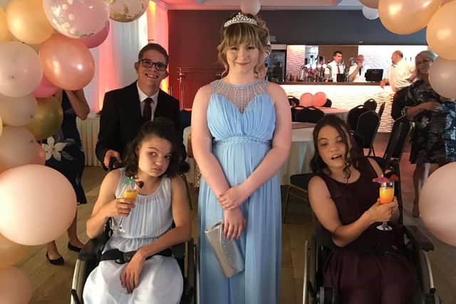 Harry Poxon, Bethany Currie, Mia Unwin and Jasmine Currie at Portland.