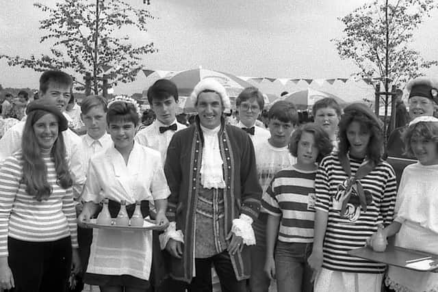 1989: Pupils at Brunts School in Mansfield look the part for their French Day. Are you on this picture?