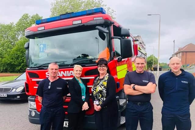 Fire service at an earlier tenants roadshow.