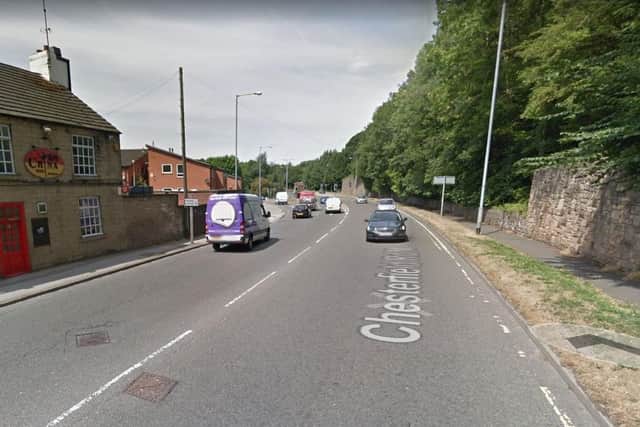 A617 in Pleasley.