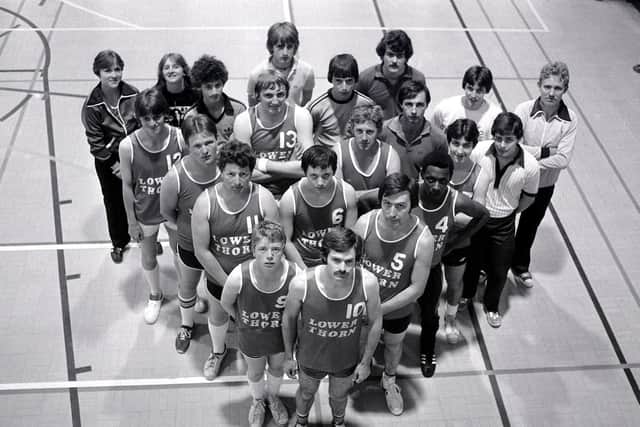 1981: A fabulous bygone snap featuring Mansfield Leisure Centres basketball team. Were you part of this team?