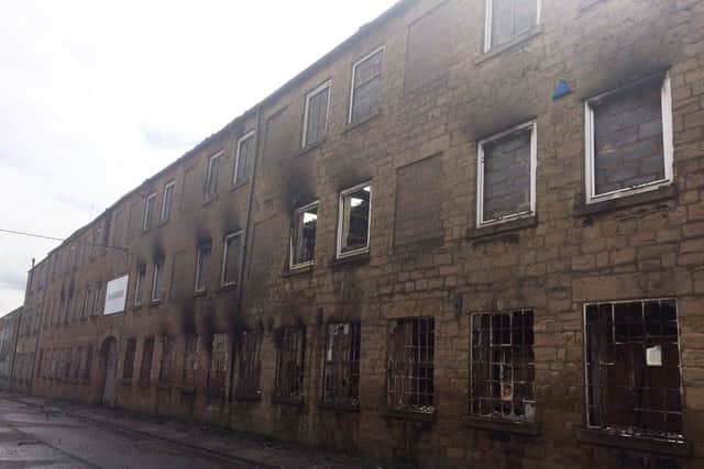 Damage to the building. Photo: Mansfield District Council.