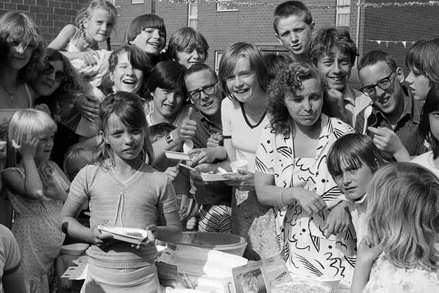 1981: A party is in full swing at Bretby Court in Mansfield with this happy bunch celebrating the royal wedding of Prince Charles and Diana. Are you on this picture?