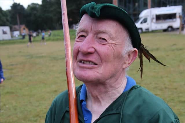 You are never too old to dress up as Robin Hood, as 79 year old Nev Jones proves.
