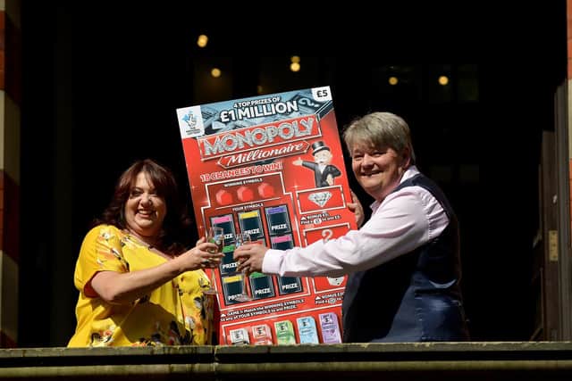 Andrew and Paula Hancock scooped 1,000,000 on a National Lottery scratchcard.