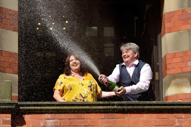 Andrew and Paula Hancock scooped 1,000,000 on a National Lottery scratchcard.