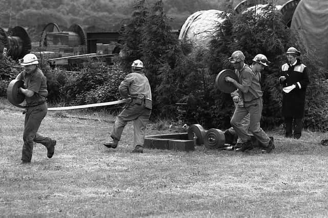 Clipstone NCB Fire Fighting Competition.