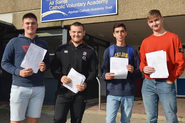 All Saint's Catholic Academy GCSE results.