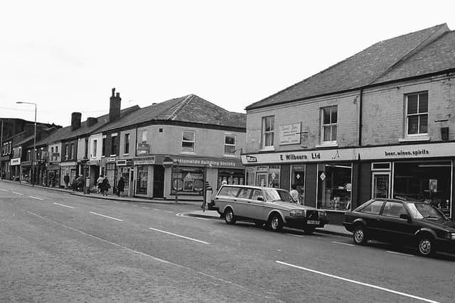 Kirkby's Station Street in 1985.