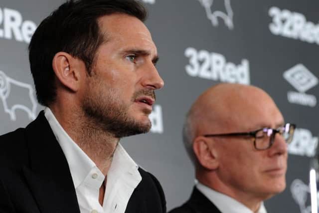 Frank Lampard and Mel Morris. Photo by Anne Shelley.