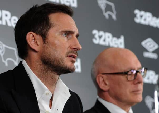 Frank Lampard and Mel Morris. Photo by Anne Shelley.