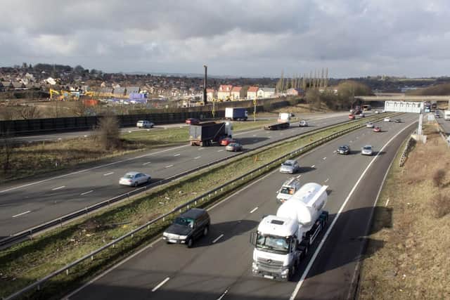 M1 taken from junction 28 towards Junction 29.