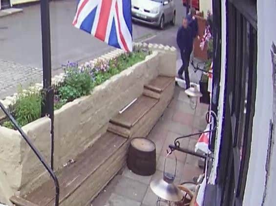 Police have released an image of a group of men they would like to speak to in connection with the incident