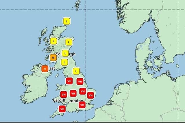 Pollen counts are set to soar for the next few weeks