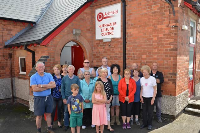Local residents trying to stop the closure last year.