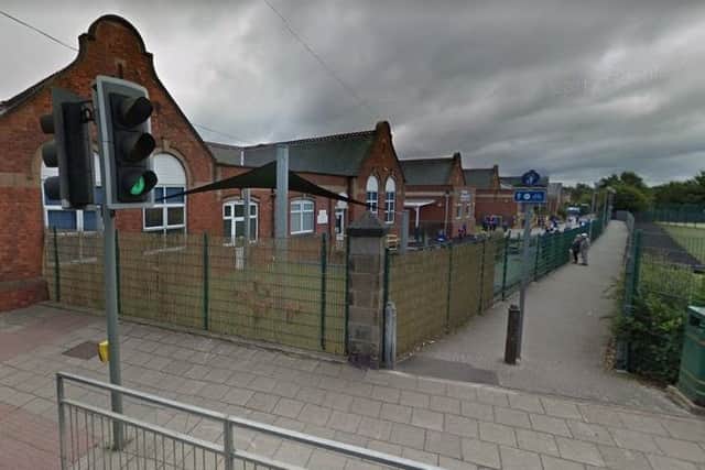 The school where he use to work.