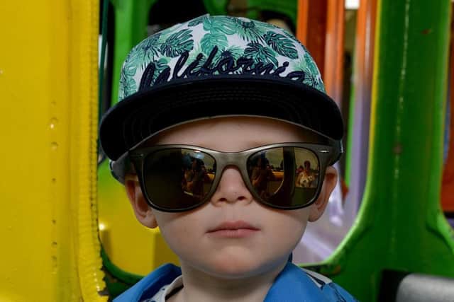 Hats are recommended when you are out in the sun  - and sunglasses can help protect your eyes.