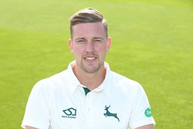 IN PICTURE: Jake Ball.CAPTION SHOULD READ: PICTURE BY MARK FEAR/MARK FEAR PHOTOGRAPHYPHOTOGRAPHER: MARK FEAR - MARK FEAR PHOTOGRAPHY.  CONTACT markfearphotographer@outlook.com (+44) 753 977 3354STORY: NOTTS COUNTY CRICKET PRESS/MEDIA DAY AT TRENT BRIDGE CRICKET GROUND, NOTTINGHAM.FRIDAY 31ST MARCH 2017.PHOTOGRAPHER: MARK FEAR