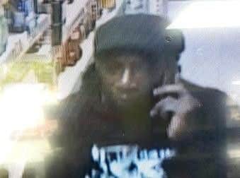 Police would like to speak to the man pictured in connection with the incident