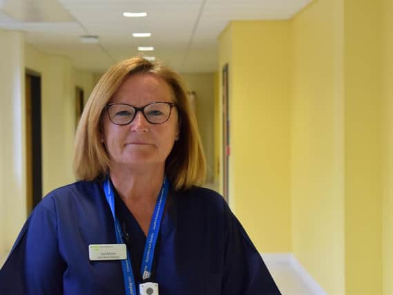 Sue, duty nurse manager for the urgent emergency care team, has been given the NHS 70 Lifetime Achievement Award.