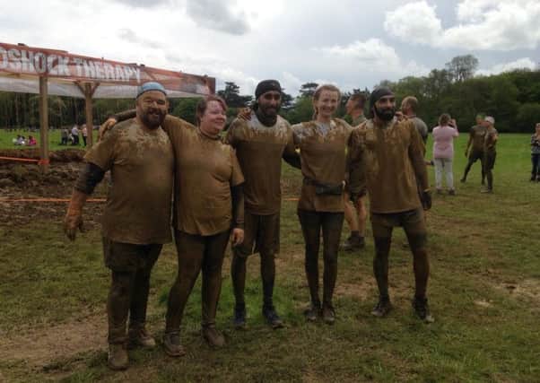 The successful Tough Mudder team from Sutton-in-Ashfield Specsavers