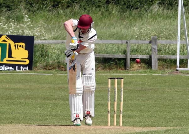 NPL Cuckney v Clifton cricket 
Saturday 6th June 2015

Cuckney's James Hawley

Pic by Dan Westwell