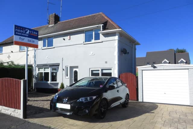 This semi-detached property in Mansfield Woodhouse is on the market for £115,000
