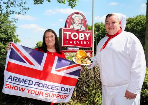 Toby Carvery Armed forces photography 2018. Picture by Shaun Fellows / Shine Pix