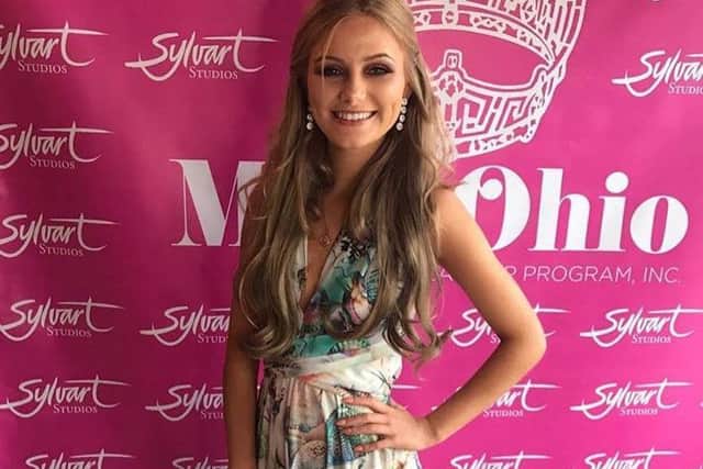 Miss Mansfield and Sherwood 2018  Bethany Wigley during her visit to Mansfield Ohio.