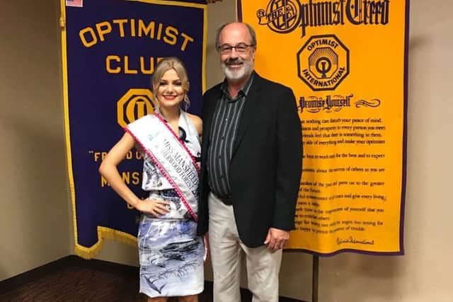 Miss Mansfield and Sherwood 2018  Bethany Wigley during her visit to Mansfield Ohio.