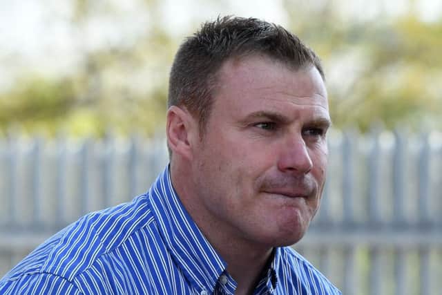 Picture Andrew Roe/AHPIX LTD, Football, EFL Sky Bet League Two, Mansfield Town v Crawley Town, One Call Stadium, 05/05/18, K.O 3pmMansfield's manager David FlitcroftAndrew Roe>>>>>>>07826527594