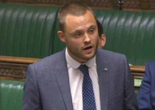 MP Ben Bradley speaking in Parliament