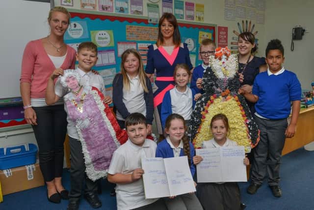 Gloria De Piero, MP spoke to children at Selston Holly Hill Primary School for their topic â¬SIf I Ruled The Worldâ¬Â
