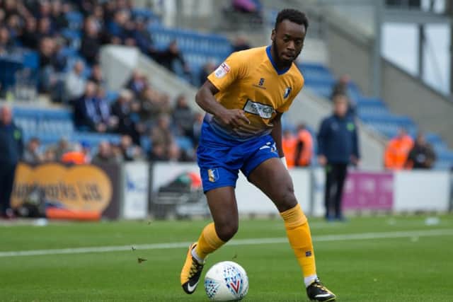 Colchester United vs Mansfield Town -Omari Sterling-James of Mansfield Town - Pic By James Williamson