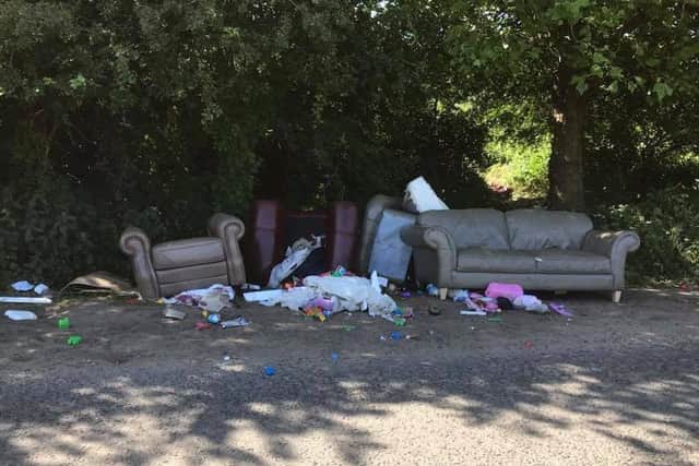 Fly tipping on Cauldwell Road is a 'recurring problem'.