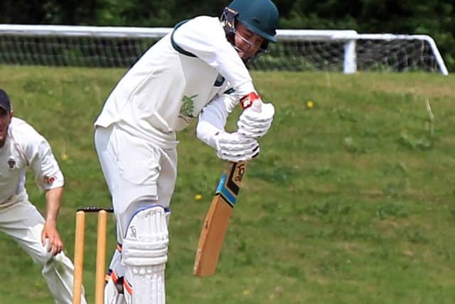 Farnsfield batsman Callum Mckenzie.