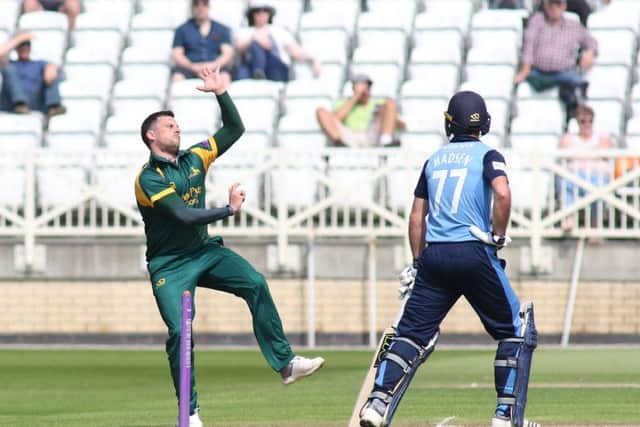 Nottinghamshire Outlaws v Derbyshire Falcons, Steven Mullaney