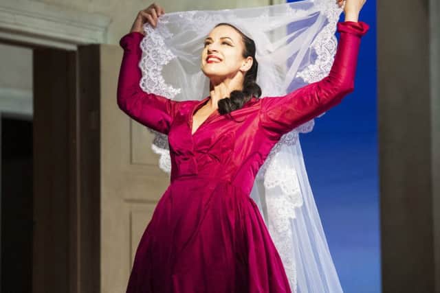 Maeleine Pierard (Elettra) in Idomeneo at Buxton Festival. Photo by Richard Hubert Smith.