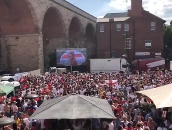 The Swan, on Church Street, gained social media popularity after Englands 2-1 victory over Tunisia, when a video emerged of fans celebrating Harry Kanes last minute winner.
