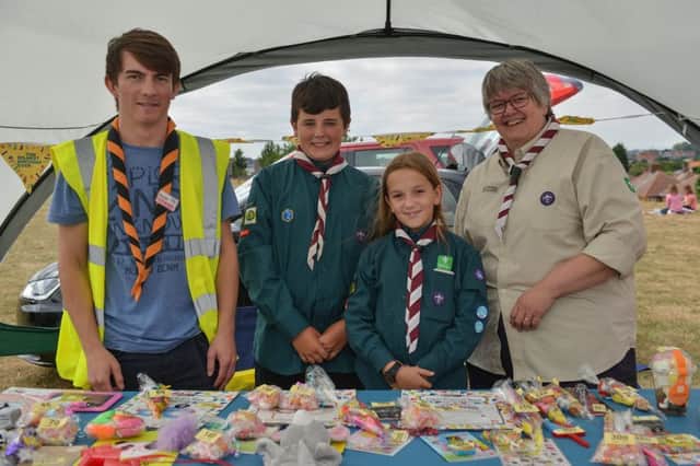 Fisher Lane Fun Day, Mansfield, pictured are 1st Forest Town Scouts