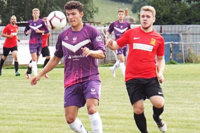 Action from Teversals FA Cup tie at home to Loughborough University on Saturday. (PHOTO BY: Keith Parnill)
