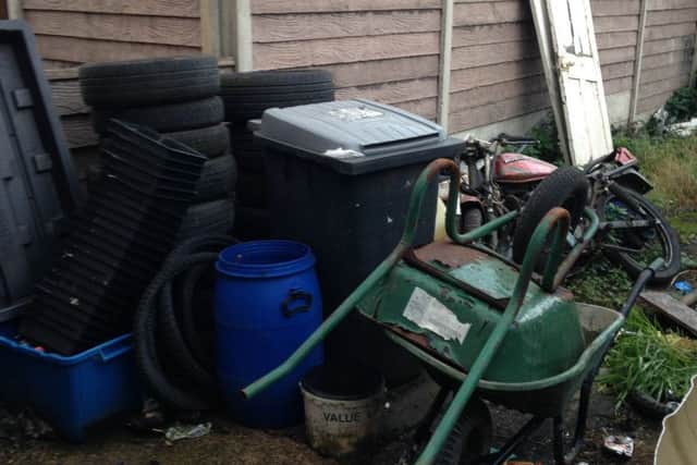 A Kirkby man has been fined for having a messy garden