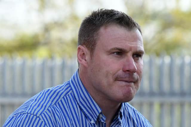 Picture Andrew Roe/AHPIX LTD, Football, EFL Sky Bet League Two, Mansfield Town v Crawley Town, One Call Stadium, 05/05/18, K.O 3pmMansfield's manager David FlitcroftAndrew Roe>>>>>>>07826527594