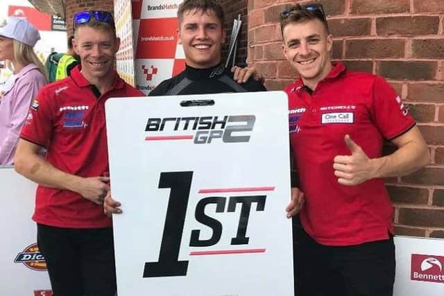 Kyle Ryde celebrates his win